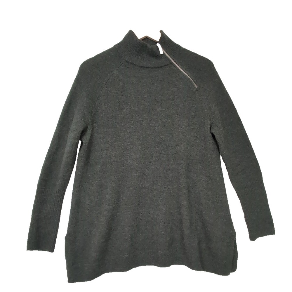 Vinyard Vines Pullover Sweater Womens S‎ Green Merino Wool Alpaca Minimalist